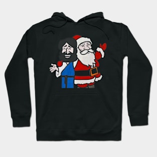 Heroes Santa Claus Jesus Lover Hoodie